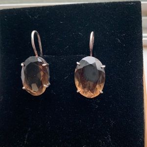 Smoky Quartz earrings by Bhawana Clark